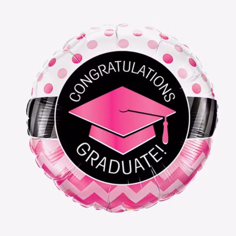 Folieballong - Congrats Rosa