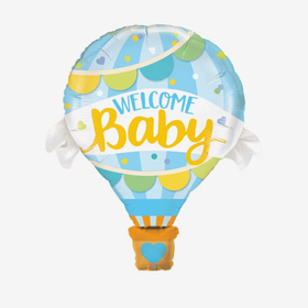 Folieballong - Luftballong Blue Babyshower