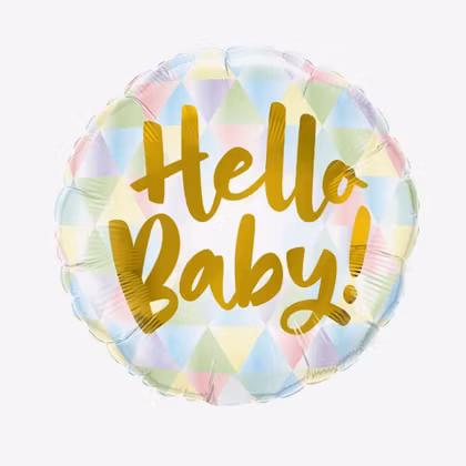 Folieballong - Hello Baby