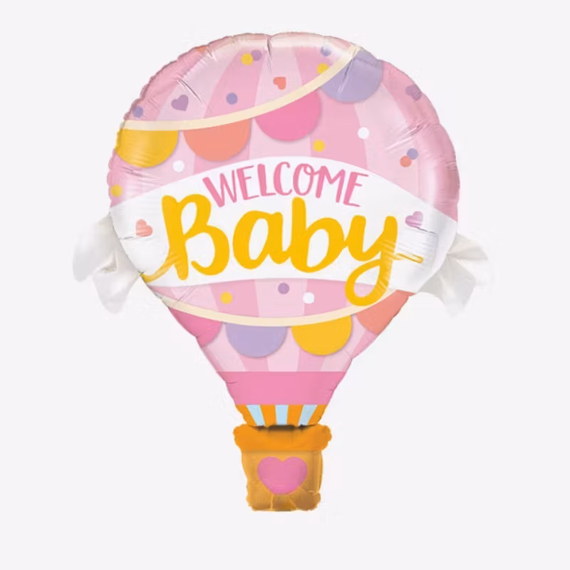 Folieballong - Luftballong Pink Babyshower