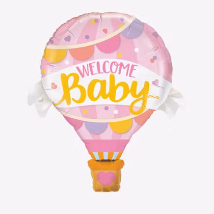 Folieballong - Luftballong Pink Babyshower