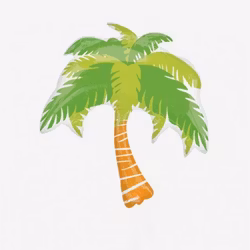 Folieballong - Palm