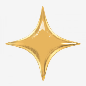 Folieballong - Starpoint Guld