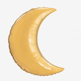 Folieballong - Måne Guld