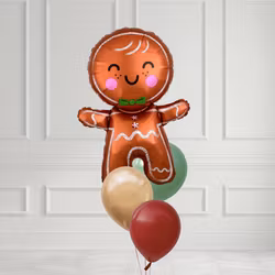 Ballongbukett - Jul - Gingerbread Glow
