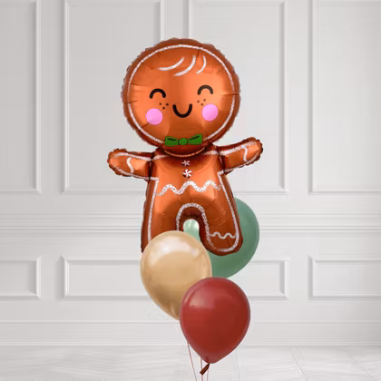 Ballongbukett - Jul - Gingerbread Glow