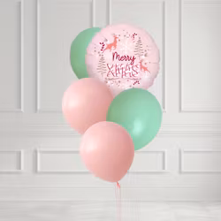 Ballongbukett - Jul - Rosy Noel