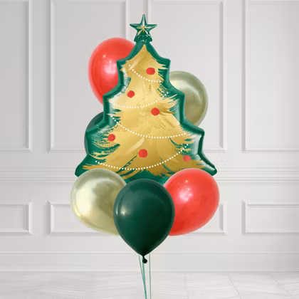 Ballongbukett - Jul - Twinkle and Tinsel