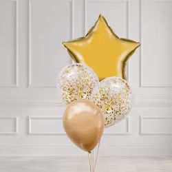 Ballongbukett - Glitter & Gold Gala