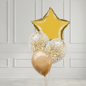 Ballongbukett - Glitter & Gold Gala