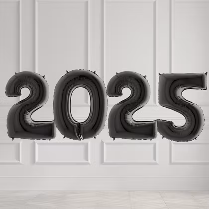 Sifferballonger 2025 - Valfri färg