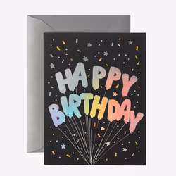 Kort - Happy Birthday Balloons