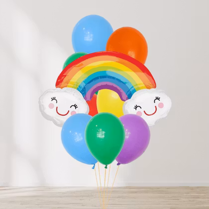 Ballongbukett - Happy Rainbow