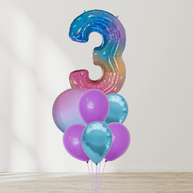 Ballongbukett - Prismatic Party