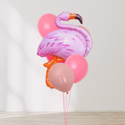 Ballongbukett - Let's Flamingle