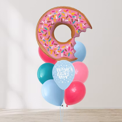 Ballongbukett - Pink Frosting Frenzy