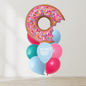 Ballongbukett - Pink Frosting Frenzy