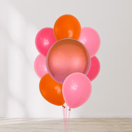 Ballongbukett - Pink Parade