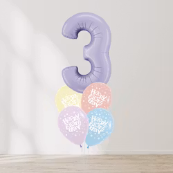 Ballongbukett - Cotton Candy Clouds