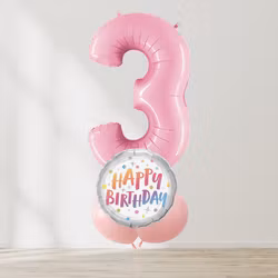 Ballongbukett - Think Pink