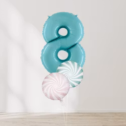 Ballongbukett - Vanilla Swirl Wonderland