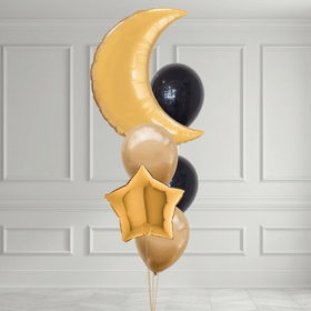 Ballongbukett - Golden Moon