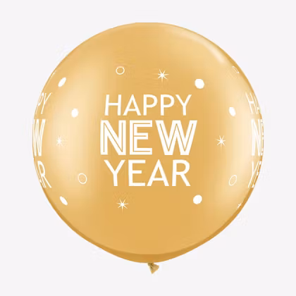 Jätteballong - Happy New Year