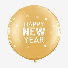 Jätteballong - Happy New Year