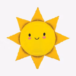 Folieballong - Sol