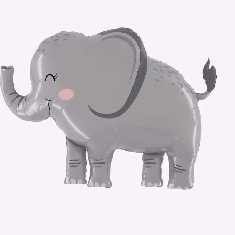 Folieballong - Glad Elefant