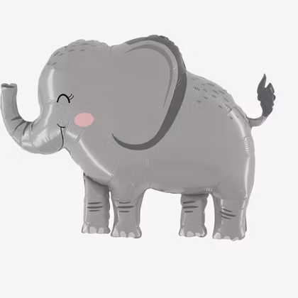 Folieballong - Glad Elefant