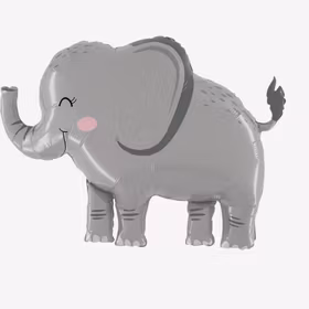 Folieballong - Glad Elefant