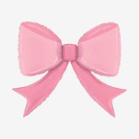Folieballong - Rosa Rosett