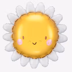 Folieballong - Solblomma