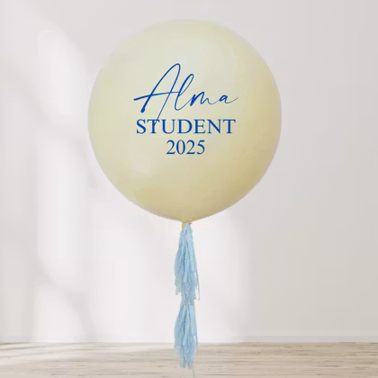 Personlig studentballong - Valfri färg