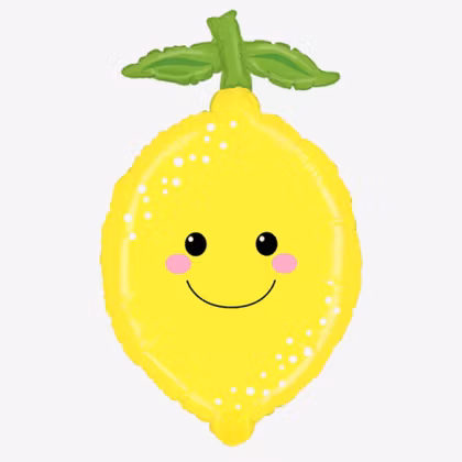 Folieballong - Citron