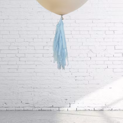Ballong Tail - Tassel Baby Blå
