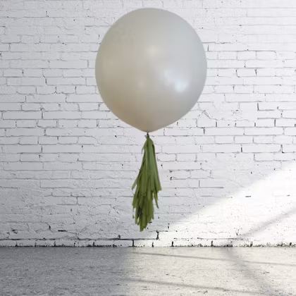 Ballong Tail - Tassel Oliv