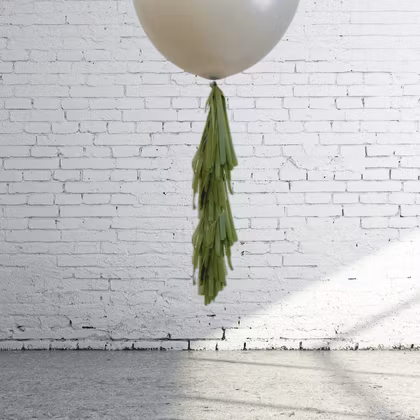 Ballong Tail - Tassel Oliv