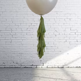 Ballong Tail - Tassel Oliv