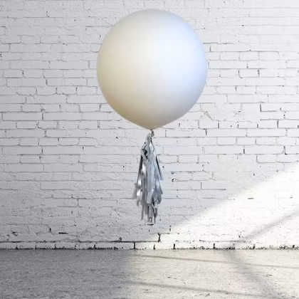 Ballong Tail - Tassel Silver