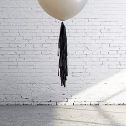 Ballong Tail - Tassel Svart