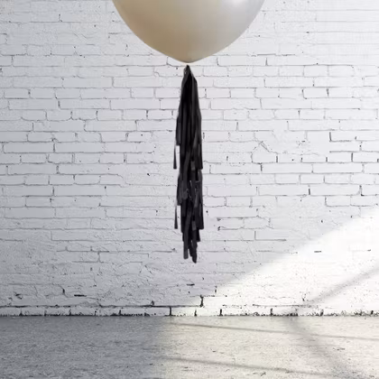 Ballong Tail - Tassel Svart