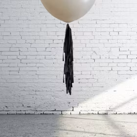 Ballong Tail - Tassel Svart