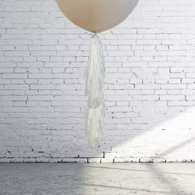 Ballong Tail - Tassel Vit
