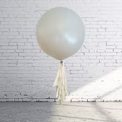 Ballong Tail - Tassel White Sand