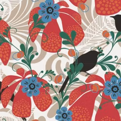 Presentpapper - Blomster