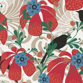 Presentpapper - Blomster