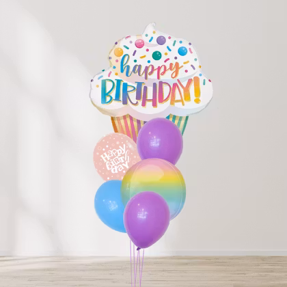 Ballongbukett - Cupcake Cutie