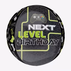 Folieballong - Orbz Next Level Birthday